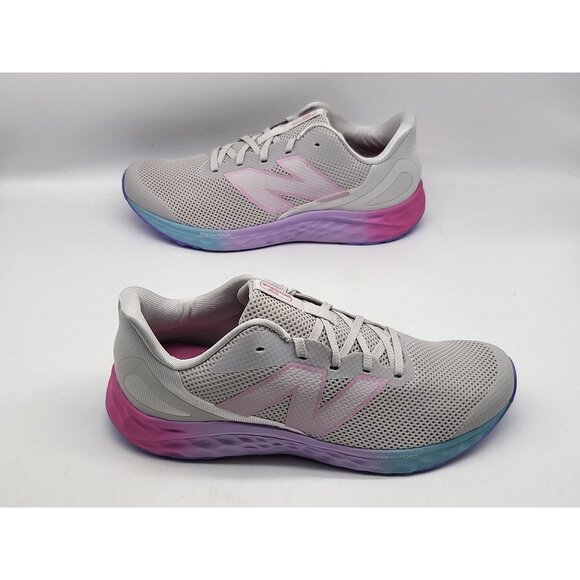 New‎ Balance Kids Fresh Foam Arishi V4 Grey/Pink/Purple Shoes Size 7 (7775024) - Picture 4 of 11